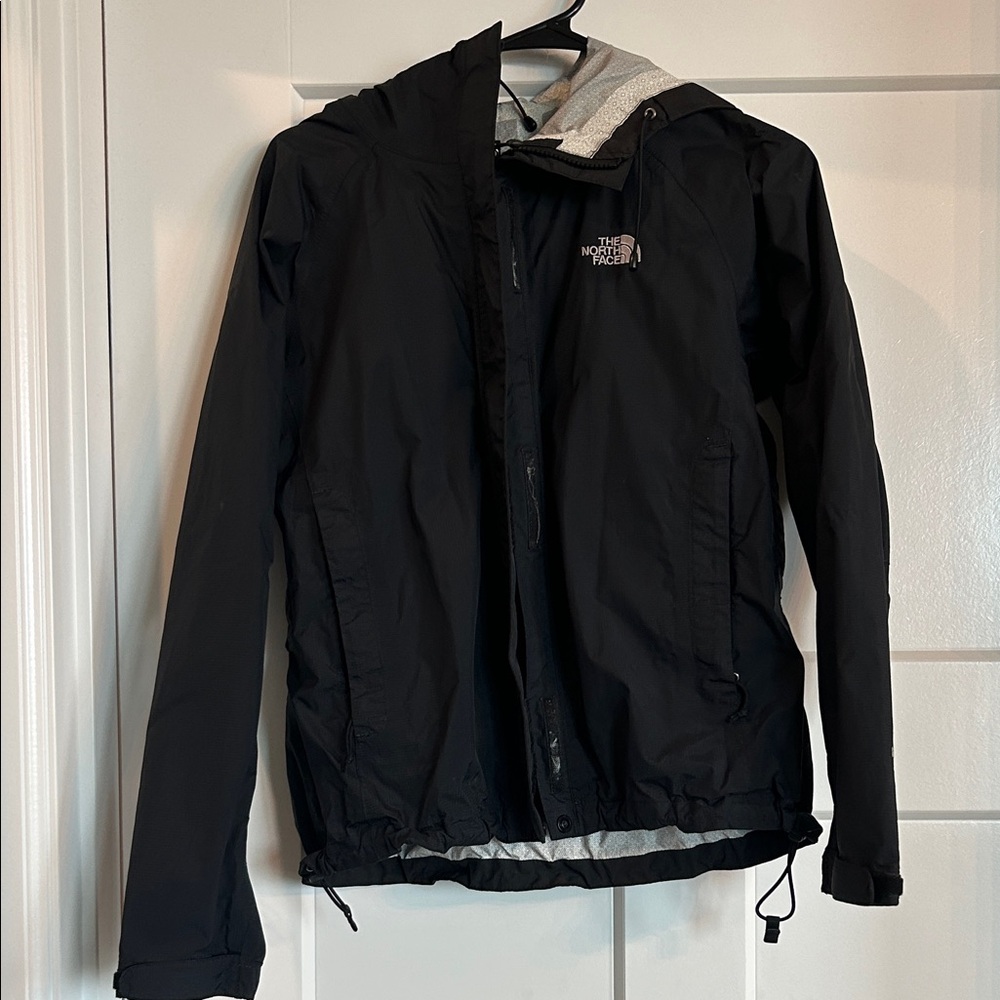 The North Face Black and Gray Hooded Jacket